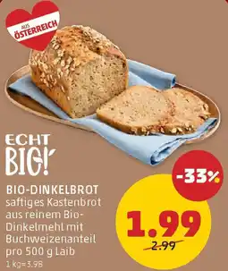 PENNY Bio-dinkelbrot Angebot