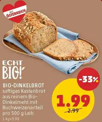 PENNY Bio-dinkelbrot Angebot