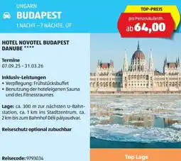 Hofer Reisen Ungarn budapest Angebot