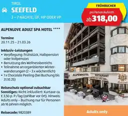 Hofer Reisen Tirol seefeld Angebot