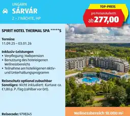 Hofer Reisen Ungarn sárvár Angebot