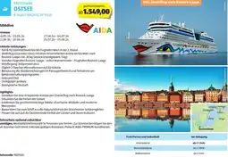 Hofer Reisen Kreuzfahrt ostsee Angebot