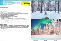Hofer Reisen Finnland/lappland winterzauber in levi Angebot