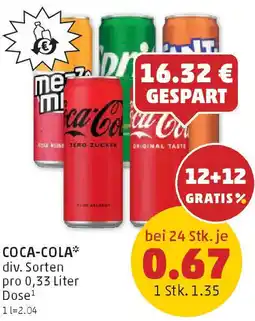 PENNY Coca-cola Angebot