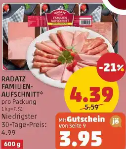 PENNY Radatz familien aufschnitt Angebot