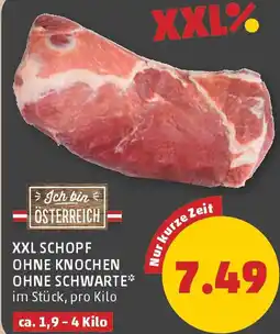 PENNY Xxl schopf ohne knochen ohne schwarte Angebot
