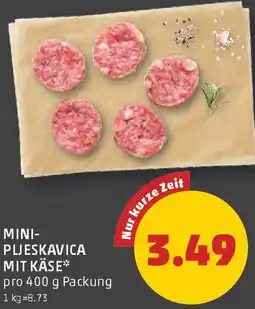 PENNY Mini- pljeskavica mit käse Angebot