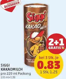 PENNY Siggi kakaomilch Angebot