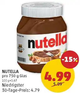 PENNY Nutella Angebot
