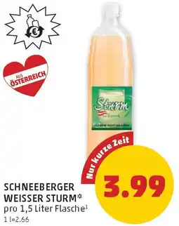 PENNY Schneeberger weisser sturm Angebot