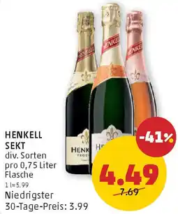 PENNY Henkell sekt Angebot
