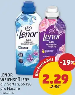 PENNY Lenor weichspüler Angebot