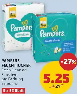 PENNY Pampers feuchttücher Angebot
