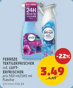PENNY Febreze textiler frischer, luft- erfrischer Angebot