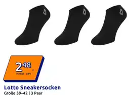 Action Lotto Sneakersocken Angebot