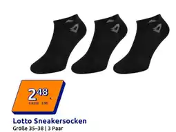 Action Lotto Sneakersocken Angebot