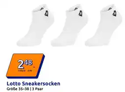 Action Lotto Sneakersocken Angebot