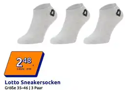 Action Lotto Sneakersocken Angebot