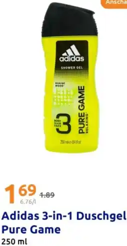 Action Adidas 3-in-1 Duschgel Pure Game Angebot