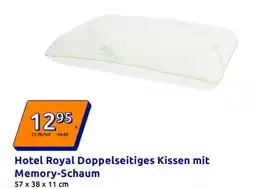 Action Hotel Royal Doppelseitiges Kissen mit Memory-Schaum Angebot