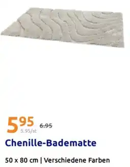 Action Chenille-Badematte Angebot