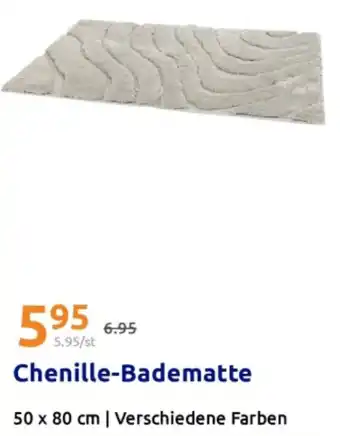 Action Chenille-Badematte Angebot