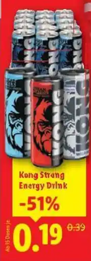 Lidl Kong Strang Energy Drink Angebot