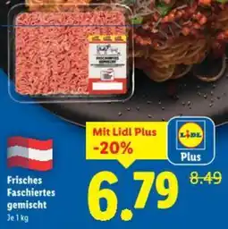 Lidl Frisches faschiertes gemischt Angebot