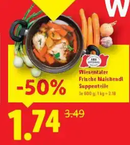 Lidl Wiesentaler frische maishendl suppenteile Angebot