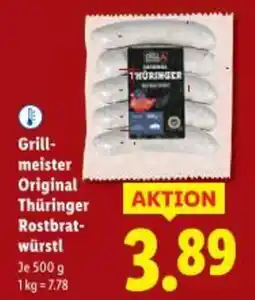Lidl Grill- meister original thüringer rostbrat- würstl Angebot