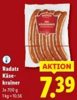 Lidl Radatz käse- krainer Angebot