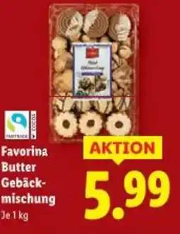Lidl Favorina butter gebäck- mischung Angebot