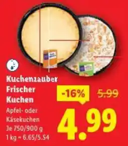 Lidl Kuchenzauber frischer kuchen Angebot