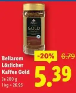 Lidl Bellarom löslicher kaffee gold Angebot