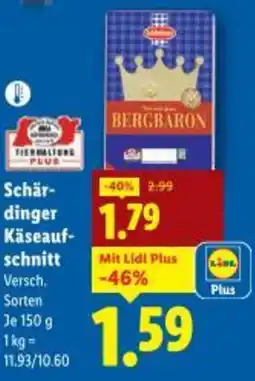 Lidl Schär- dinger käseauf- schnitt Angebot