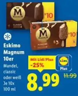 Lidl Eskimo magnum 10er Angebot