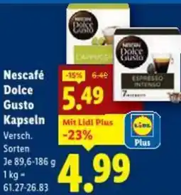 Lidl Nescafé dolce gusto kapseln Angebot