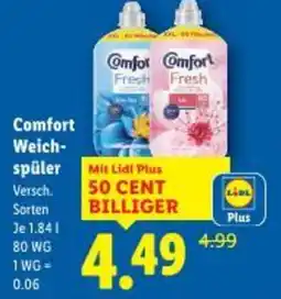 Lidl Comfort weichspüler Angebot