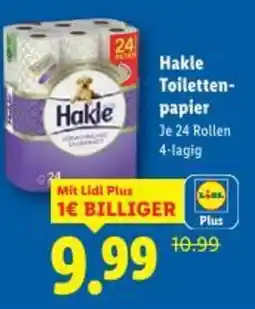 Lidl Hakle toiletten- papier Angebot