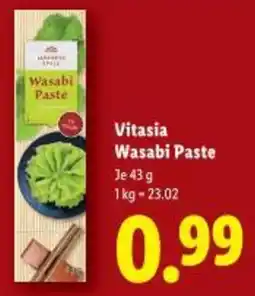 Lidl Vitasia wasabi paste Angebot