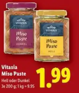 Lidl Vitasia miso paste Angebot