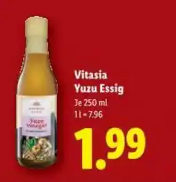 Lidl Vitasia yuzu essig Angebot
