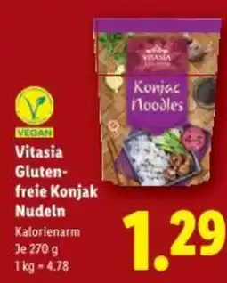 Lidl Vitasia gluten- freie konjak nudeln Angebot