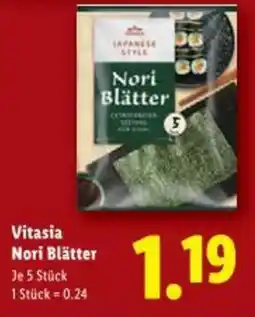 Lidl Vitasia nori blätter Angebot