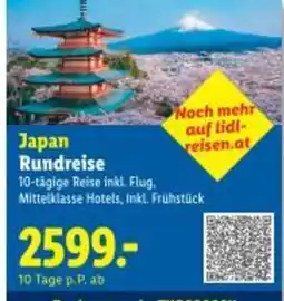 Lidl Japan rundreise Angebot