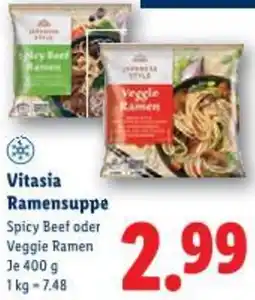 Lidl Vitasia ramensuppe Angebot