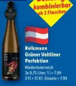 Lidl Kolkmann grüner veltliner perfektion Angebot