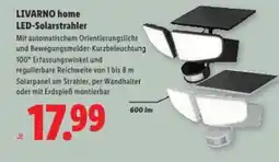 Lidl Livarno home led-solarstrahler Angebot