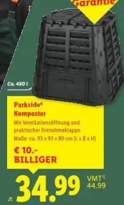 Lidl Parkside Komposter Angebot