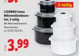 Lidl Livarno home mikrowellendosen- set, 3-teilig Angebot